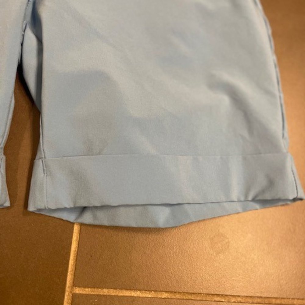 Women's J. Lindeberg Baby Blue Shorts - Picture 3 of 11